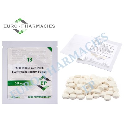 T3 - 50mcg/tab, 50 pills/bag - Euro-Pharmacies - USA