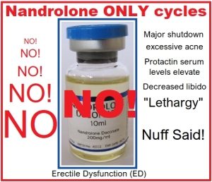 Deca only cycles "NO! NO! NO!" 